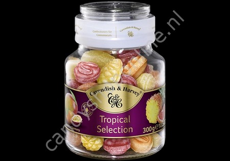 Cavendish & Harvey Tropical Selection with real Fruit Juice 300gr.