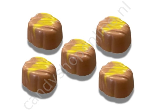 Dubai Chocolade Bonbons met Krokante Pistache vulling bakje 6 stuks 