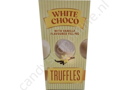 White Choco Truffles with Vanilla flavoured filling 110 gram