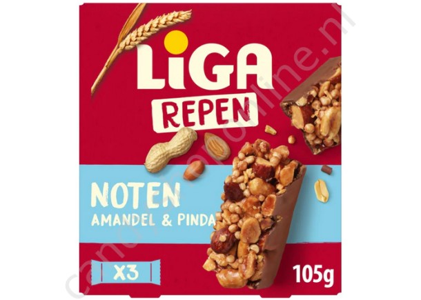 Liga Repen Noten Amandel & Pinda 3pcs. 105gr.