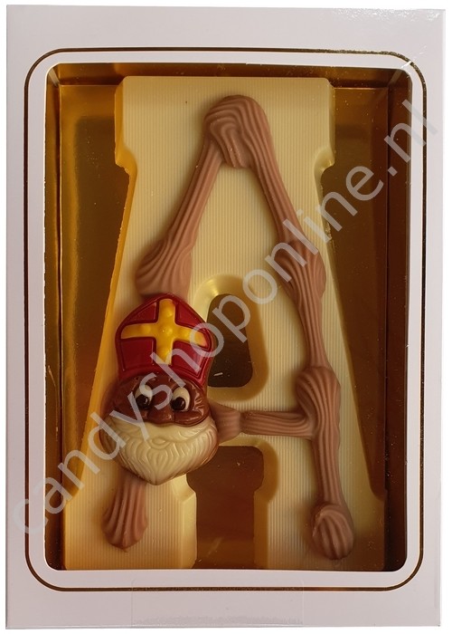 Tosca Luxe Chocoladeletter A wit