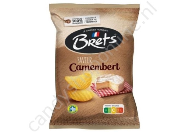 Brets Chips Camembert 125 gram