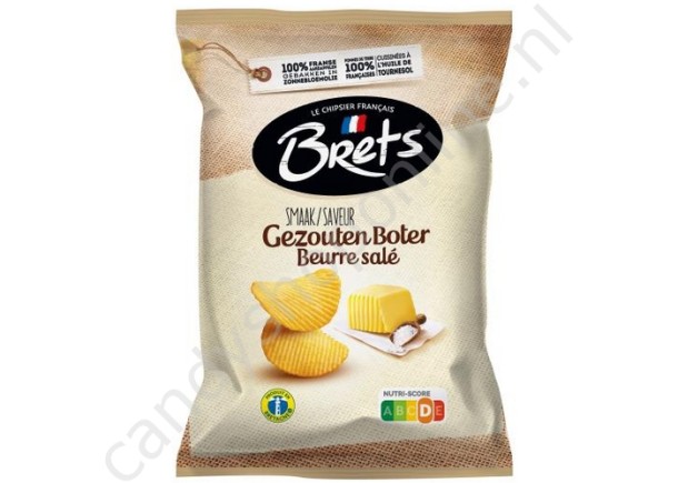 Brets Chips Gezouten Boter 125 gram