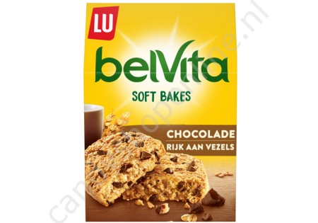 Liga Belvita Soft Bakes Chocolade Rijk aan Vezels 250gr.