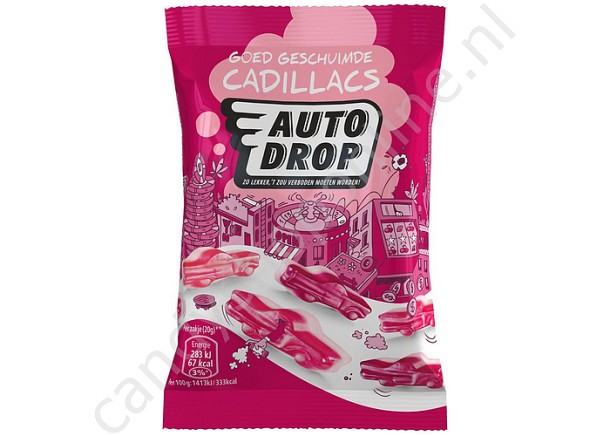 Autodrop Goed Geschuimde Cadillacs snackpack 85 gram.