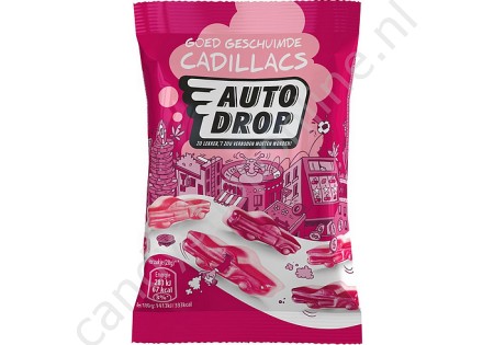 Autodrop Goed Geschuimde Cadillacs snackpack 85 gram.