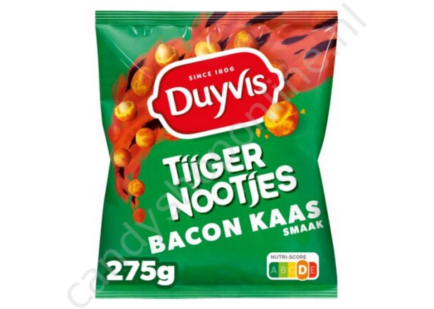 Duyvis Tijgernootjes Bacon Kaas 275gr.