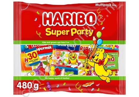 Haribo Super Party Multipack (30pcs) 480 gram