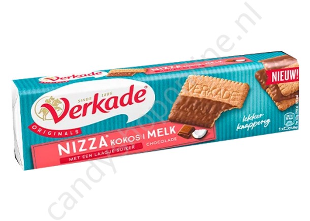 Verkade Nizza Kokos Melkchocolade 177gr.