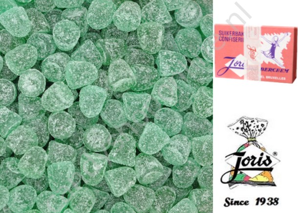 Confiserie Joris Menthol Groentjes Hard 200 gram