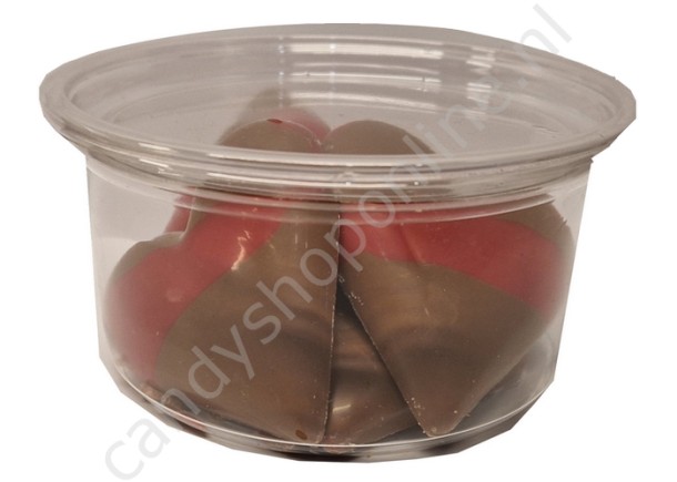 Tosca Chocolade Hart Massief bakje 6 stuks