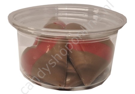 Tosca Chocolade Hart Massief bakje 6 stuks