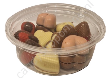 Tosca Praline Hartjes Assortie bakje 14 stuks ±180gr.