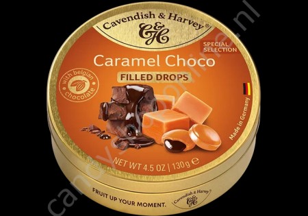 Cavendish & Harvey Caramel Drops Filled with Belgian Chocolate 130gr.