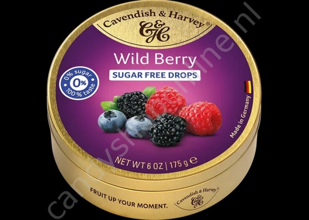 Cavendish & Harvey Wild Berry Drops with real Fruit Juice 175gr. SV