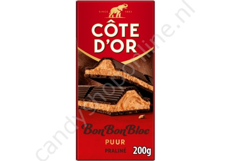 Cote d'Or Bonbonbloc Puur praliné 200gr.