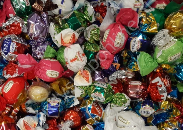 Sorini Chocolade Kogels Assorti 200gr.±13st.