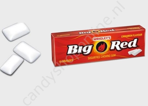 Wrigley's Big Red Cinnamon Chewing Gum 10pcs.