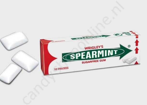 Wrigley's Spearmint Chewing Gum 10pcs.