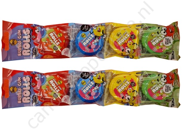 Tobies Bubble Gum Rolls 4pck