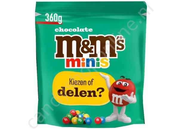 M&M's Minis Chocolade 360gr.