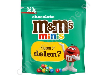 M&M's Minis Chocolade 360gr.