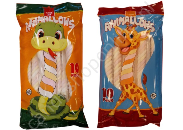 Funlab Animallows assorti 10pck (per stuk verpakt)