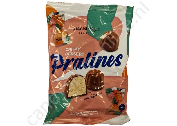 Magnifique Crispy Dessert Pralines with puffed rice 16pcs. 200gr.