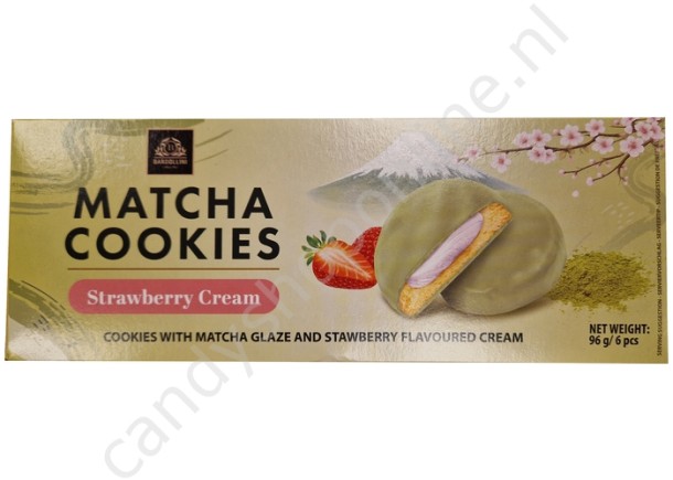 Bardollini Matcha Cookies Strawberry Cream 96gr.