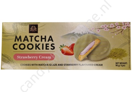 Bardollini Matcha Cookies Strawberry Cream 96gr.
