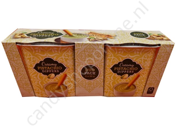 Creamy Pistachio Dippers Duo pack 2x50gr.