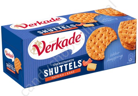 Verkade Ovengebakken Shuttels Paprika-Kaas 150gr.
