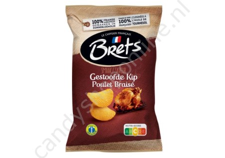 Brets Chips Gestoofde Kip 40 gram