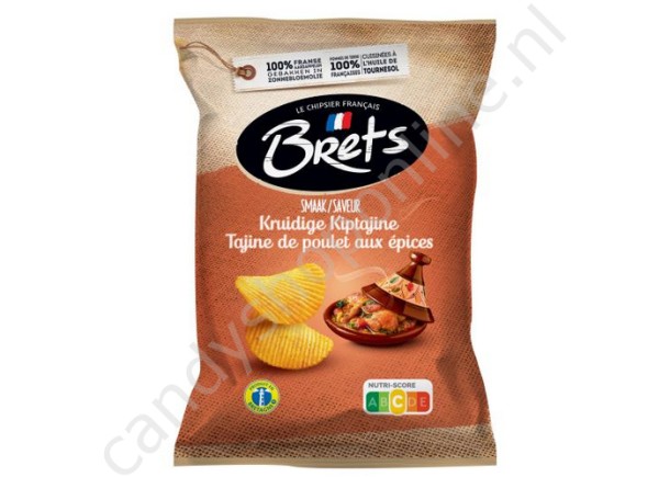 Brets Chips Kruidige Kiptaijne 125 gram