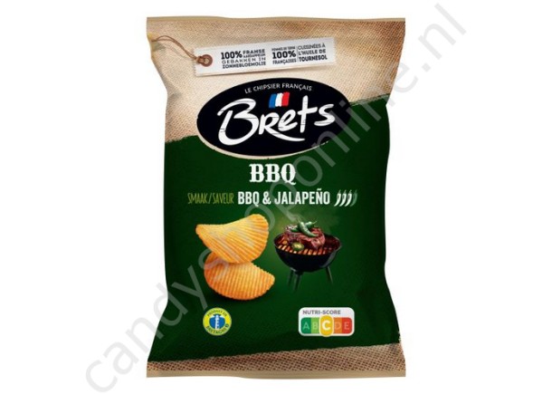 Brets Chips BBQ & Jalapeno 125 gram