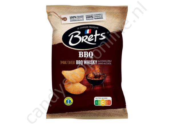 Brets Chips BBQ Whisky 125 gram