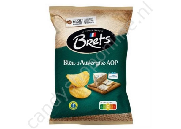 Brets Chips Bleu D'Auvergne 125 gram