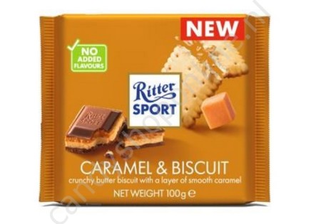 Ritter Sport Caramel & Biscuit 100gr.