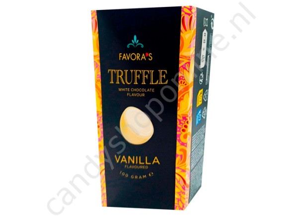 Favora's Truffle with White Chocolate and Vanilla 100gr.