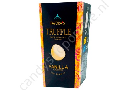 Favora's Truffle with White Chocolate and Vanilla 100gr.