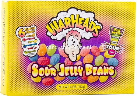Warheads Sour Jelly Beans