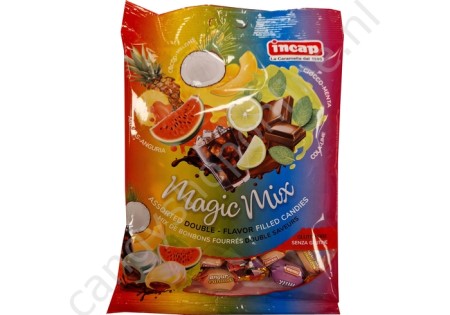 Incap Magic Mix (assorted double flavor filled candies) 200gr.