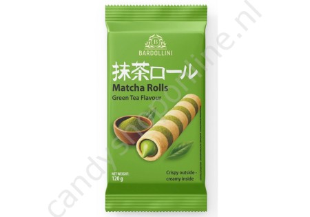 Bardollini Matcha Rolls Green Tea flavour 120gr.