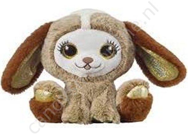 Bauer Pluche Design Hond 16cm. met snoepzak