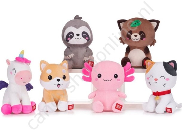 Kawaii Kuties Pluche 20cm. met snoepzak