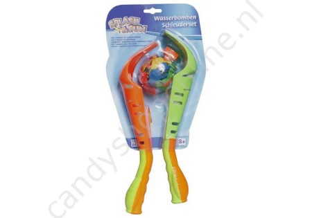 Vedes Splash & Fun Waterballon Werper 20x39cm. met snoepzak
