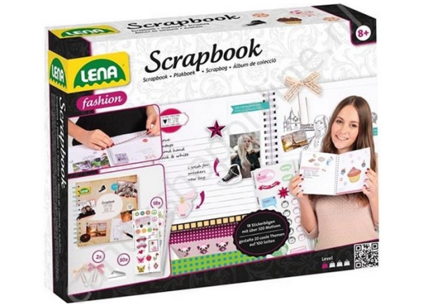 Simm Lena Fashion Plakboek 20x23,5cm met snoepzak