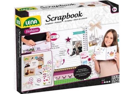 Simm Lena Fashion Plakboek 20x23,5cm met snoepzak