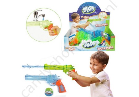 Splash Cowboy Waterpistool assorti 28cm met snoepzak