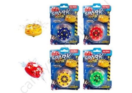  Spark Fun Opwindtol met Vuursteen assorti 4x5x5cm met snoepzak